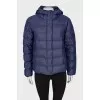Quilted hooded jacket