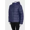 Quilted hooded jacket