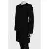Black wool coat