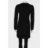 Black wool coat