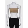 Top with thin straps