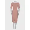 Powder dress with a corset, with a tag