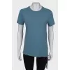 T-shirt with reflective print and tag