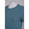 T-shirt with reflective print and tag