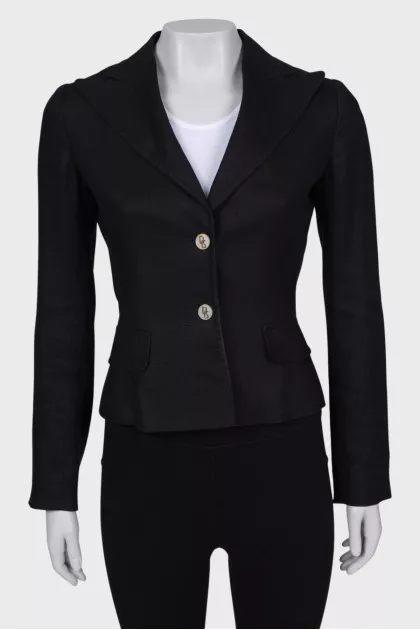 Linen black jacket