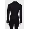 Linen black jacket