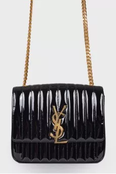 Сумка Vicky Vertical Quilted Patent