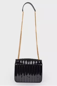 Сумка Vicky Vertical Quilted Patent