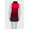 Gradient dress and coat set
