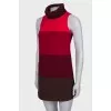 Gradient dress and coat set