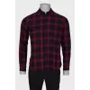 Men's plaid shirt