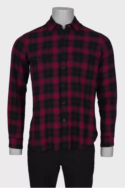 Men's plaid shirt
