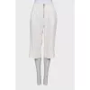 White shorts relaxed fit