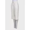 White shorts relaxed fit