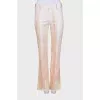 Striped trousers with sequins