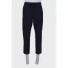 Men's trousers with back print