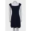 Blue sleeveless dress