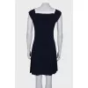 Blue sleeveless dress