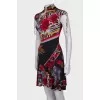 Printed fitted dress
