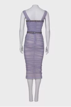 Purple Bodycon Dress with Tag