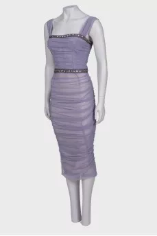 Purple Bodycon Dress with Tag