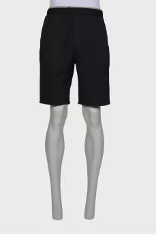Men's black shorts