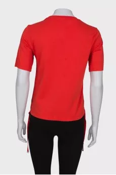 T-shirt with branded print and logo