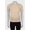 T-shirt with lurex and top