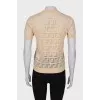 T-shirt with lurex and top