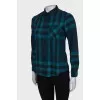 Checkered green shirt