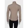Shirt with frills on the chest