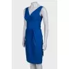 Blue dress with belt