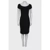 Black dress with rhinestones