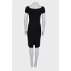 Black dress with rhinestones