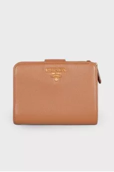 Brown leather wallet