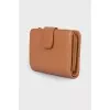 Brown leather wallet