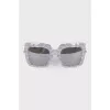 Textured frame sunglasses