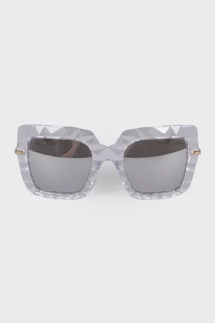Textured frame sunglasses