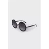 Rhinestone Round Sunglasses