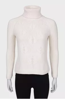 Cashmere milk sweater