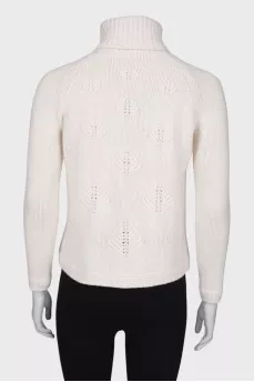 Cashmere milk sweater