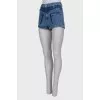 Shorts with front patch pockets