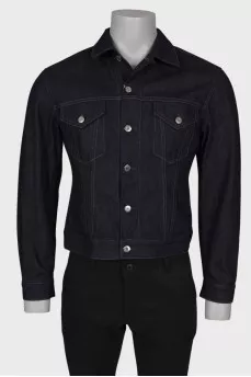 Men's denim jacket with tag
