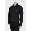 Men's denim jacket with tag