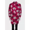 Pink floral coat