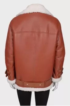 Кожаная дубленка с подкладкой Velocite Aviator 