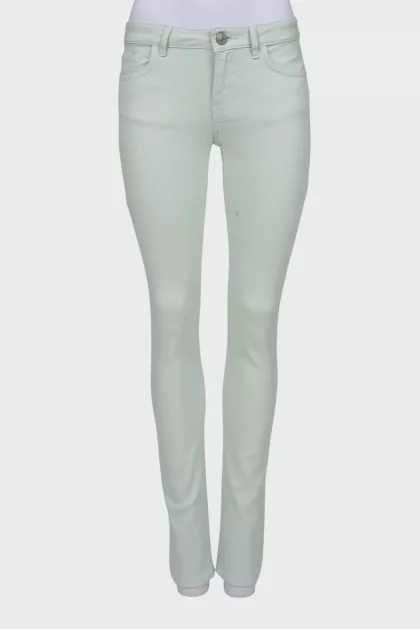 Mint straight jeans with tag