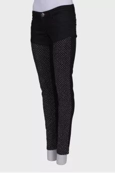 Джинси Slim зі стразами