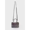 Plastic bag with glitter