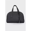 Sporty Bowler leather bag
